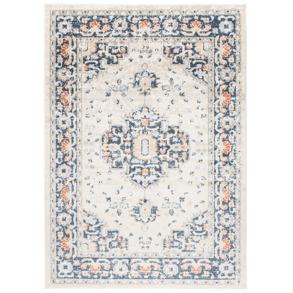 Latitude Vive Supernova Flatweave Grey/Blue/Orange Rug Wayfair.co.uk